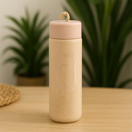 12534 આઉટડોર સ્પોર્ટ વોટર બોટલ 350ml લીક પ્રૂફ BPA-ફ્રી મુસાફરી માટે ઠંડા અને ગરમ પાણીની કાચની પાણીની બોટલ જિમ અને બાળકો માટે દૈનિક પાણીના સેવન સાથે (350ml)