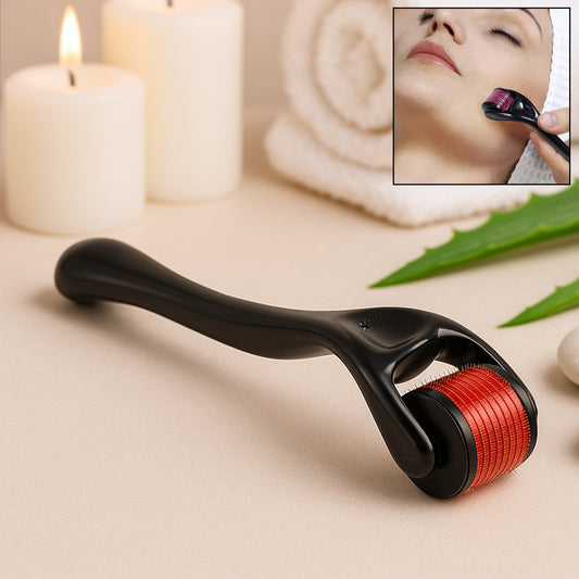 डर्मा रोलर एंटी एजिंग और फेशियल स्क्रब और पॉलिश निशान हटाना बाल पुनः उगाना (1.5 MM / 2 MM)