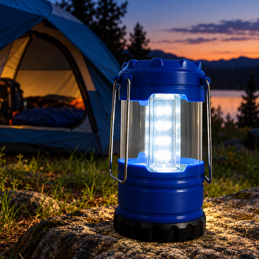 Waterproof Camping Lantern 12 LED Light for Outdoors showcase