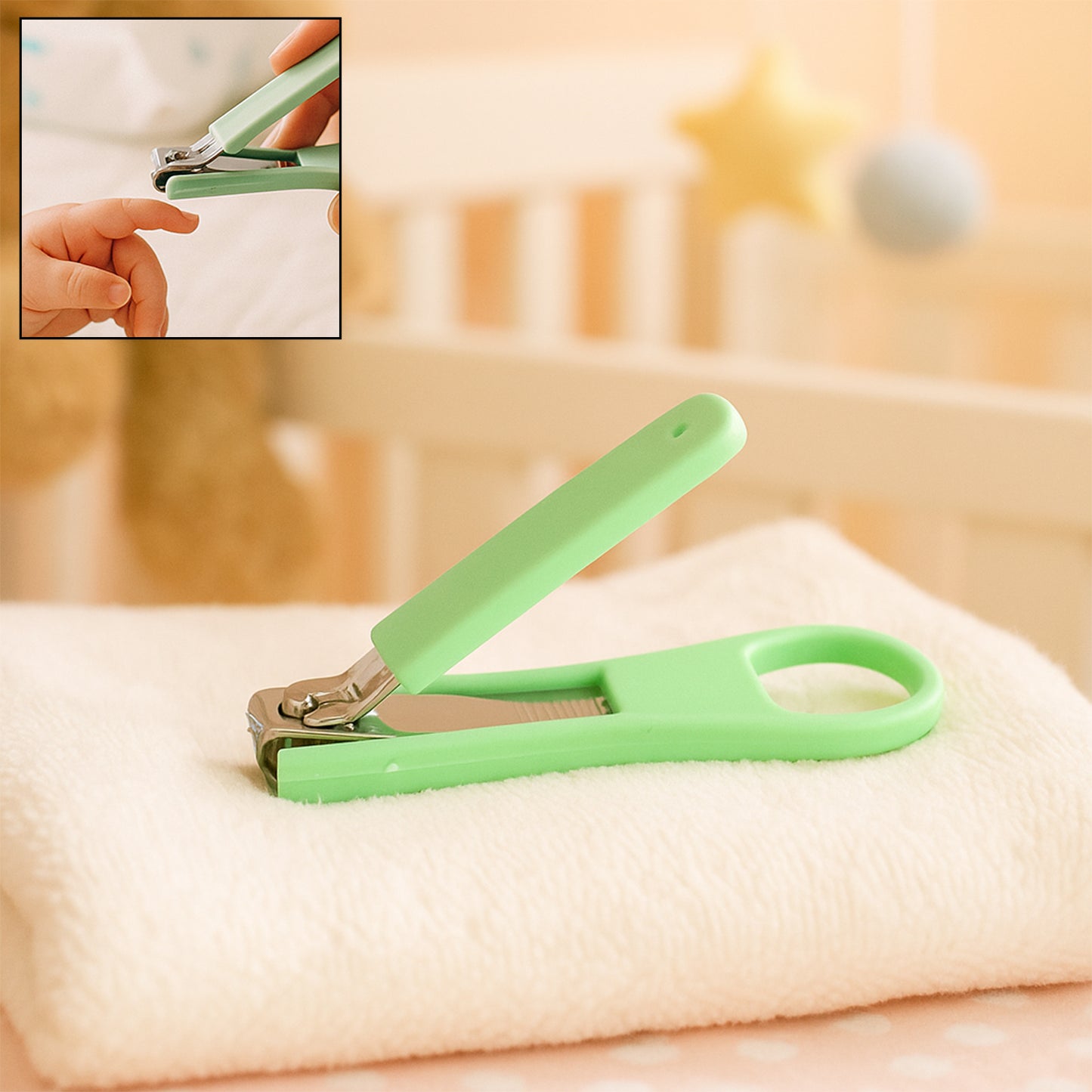 Nail Clippers Adult Nail Clippers Plastic/Hardware Green Nail Clippers