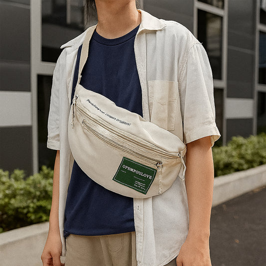 पुरुषों और महिलाओं के लिए कमर बैग-प्रीमियम सिलाई, ज़िपर बैग, वाटरप्रूफ पॉकेट, सुरक्षित-हाइकिंग ट्रैवल कैम्पिंग रनिंग स्पोर्ट्स आउटडोर के लिए बड़ा पैक, एडजस्टेबल स्ट्रैप बैग के साथ (मिक्स डिज़ाइन | 1 पीस)