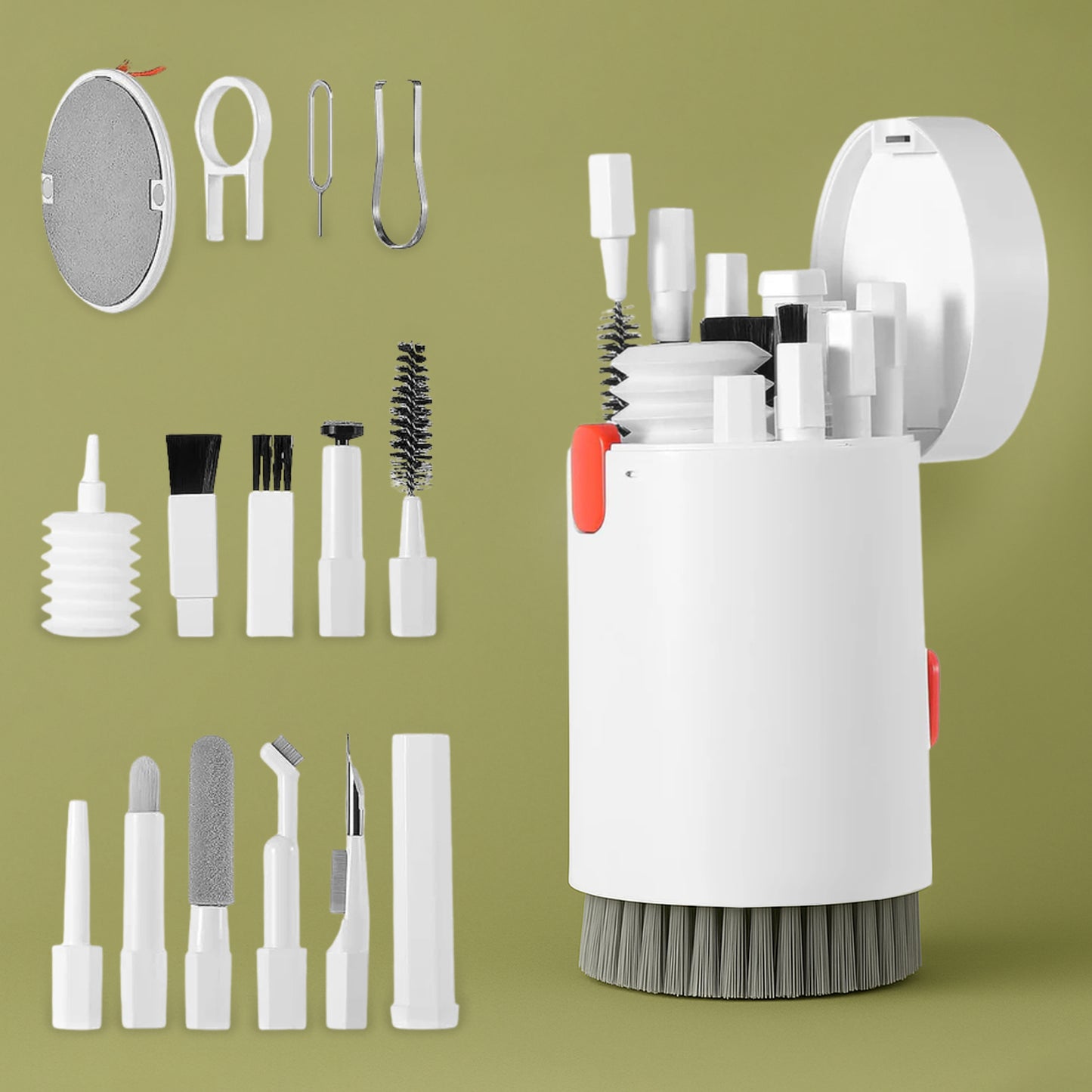 20-in-1 Keyboard Cleaner Kit – Electronic Cleaning Brush, Spray & Tools for Laptop, Phone, Camera & More