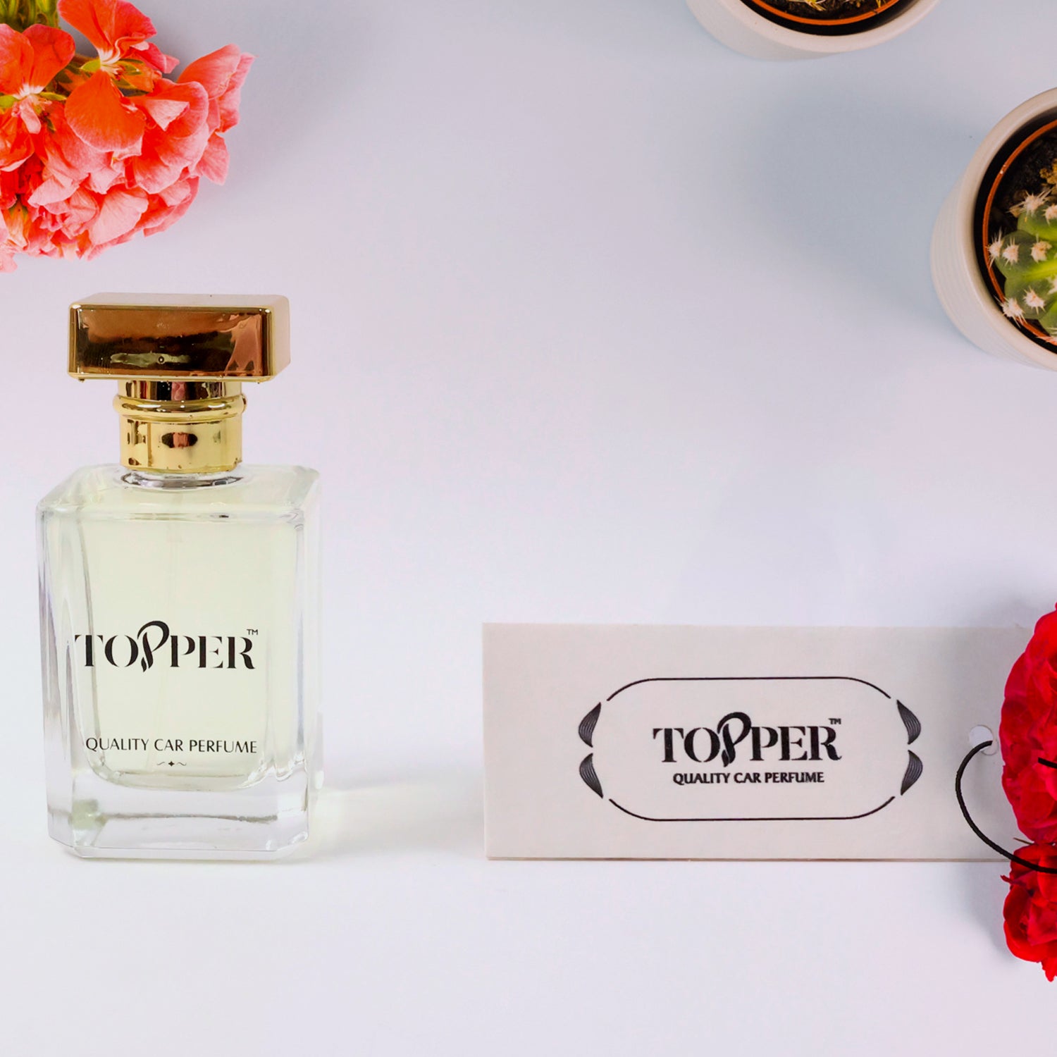 Topper Cool Water Premium Car Perfume With Rich Fregrence (50ml)