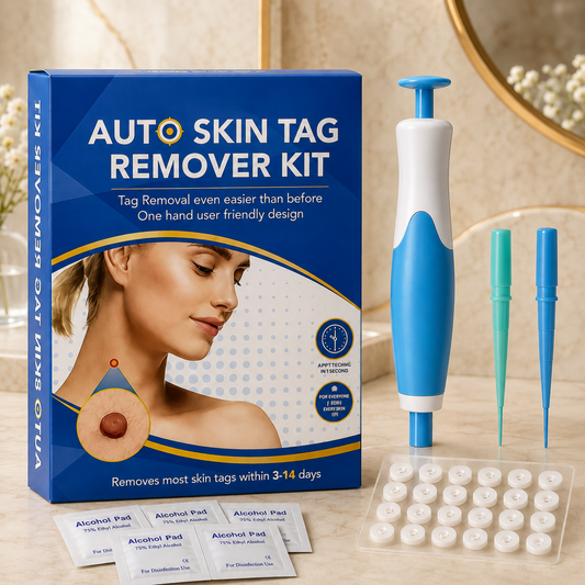 Skin Tag Remover Kit with Applicator and Bands for Home Skin Care (1 Set)