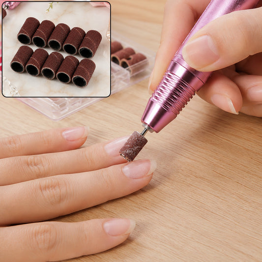 Nail Drill Sanding Band Bits – Precision Nail Shaping & Cleaning
