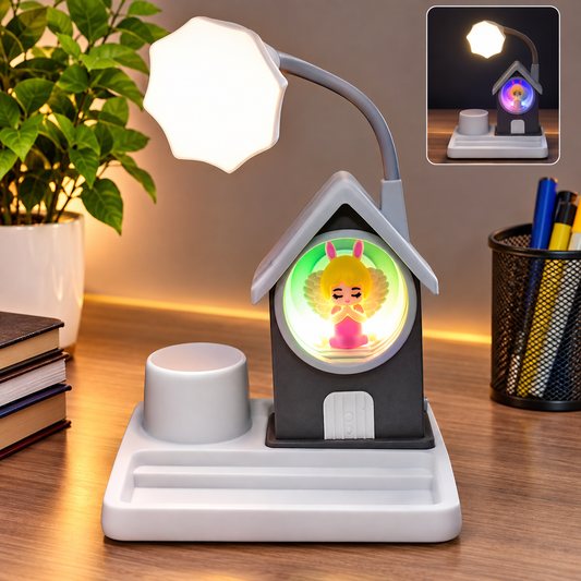 Cartoon LED Desk Lamp – Eye-Protection & Multi-Color | Deodap