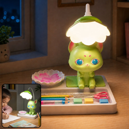 Kids LED Desk Lamp – Cute Cartoon Eye-Protection | Deodap