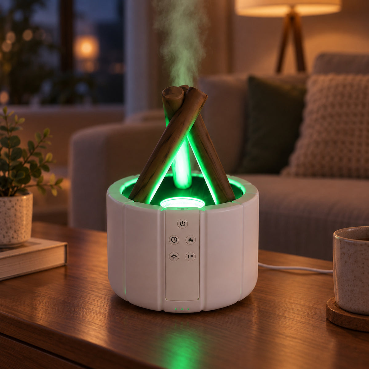 Humidifier glow view