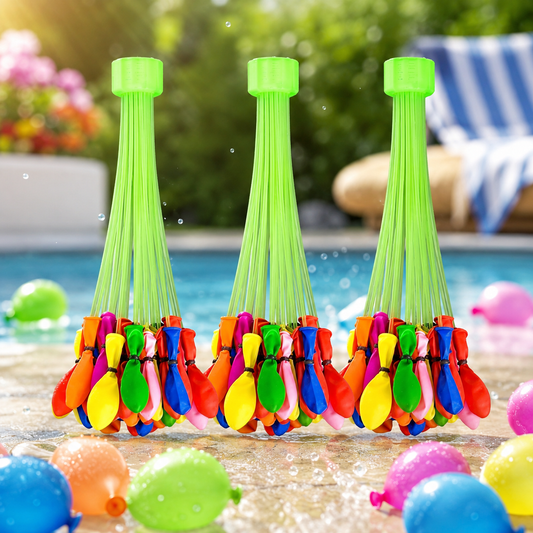 Holi Water Balloons – 111 Pcs Self-Tying Fun | Dollovia