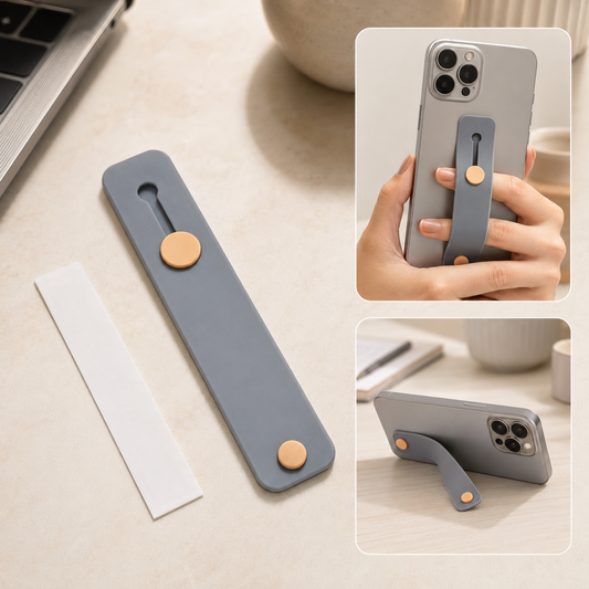 Phone Finger Holder – Secure Silicone Grip & Kickstand | Gambit