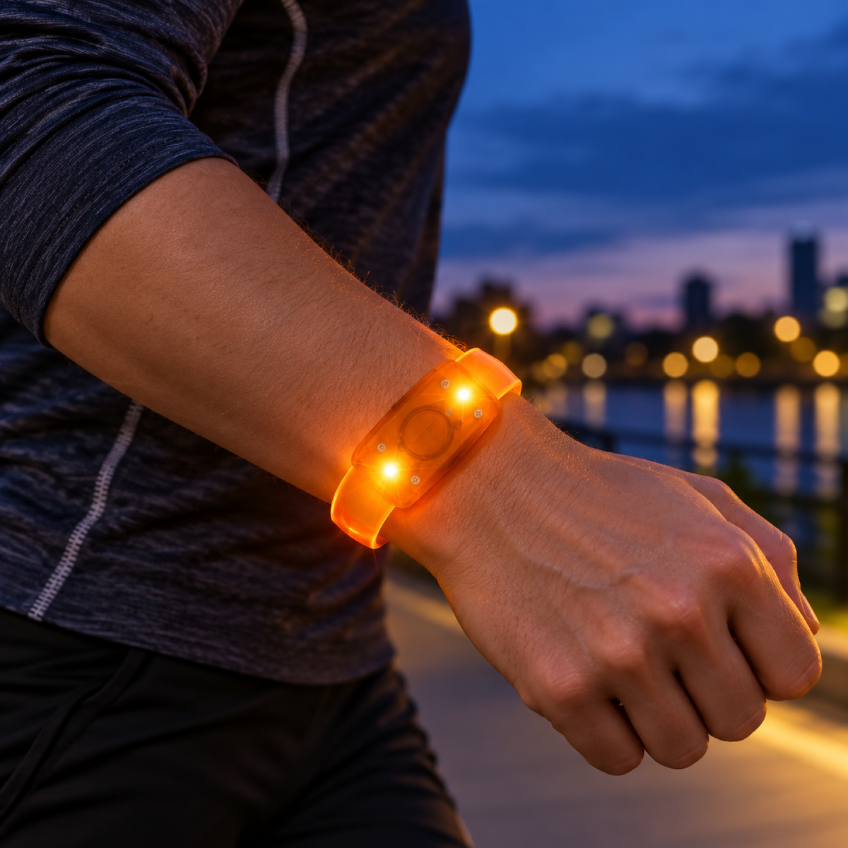 LED Running Bracelet – Multicolor Safety Light | Bracelet Bar — 13769_magic_led_bracelets_1pc showcase image