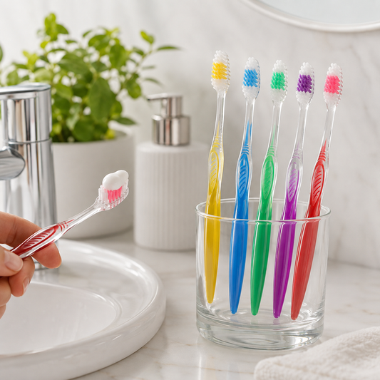 Plastic Toothbrush – Soft Bristles for All Ages | MintGuard