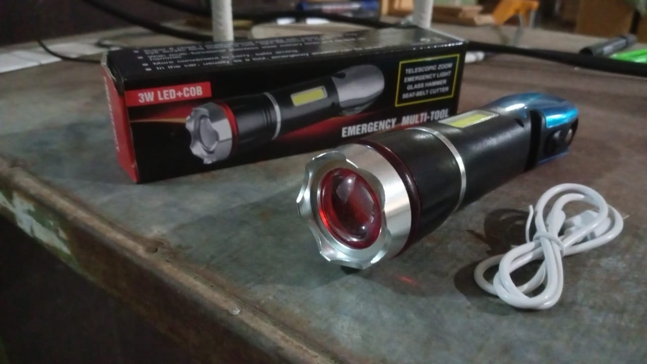 मल्टी टूल एलईडी फ्लैशलाइट, ऑल इन वन टूल लाइट (1 पीस)