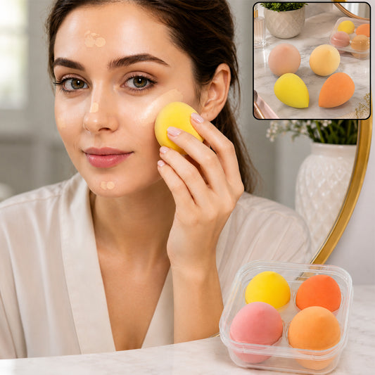 Makeup Sponges Set – Soft, High-Density Blend for Flawless Application