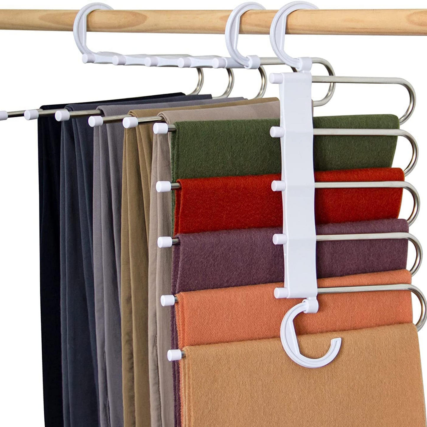 Adjustable Trouser Pants Hanger Organizer