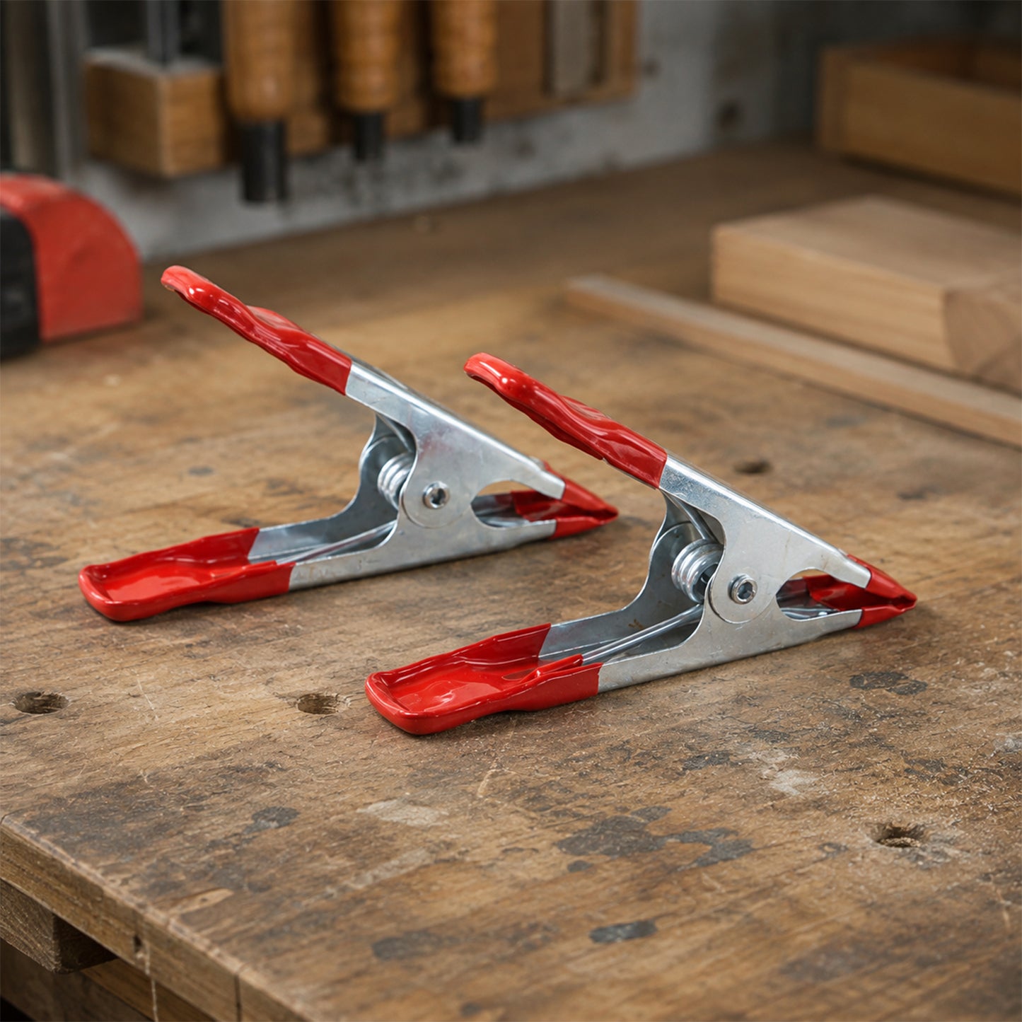 Metal hand clamp workshop use