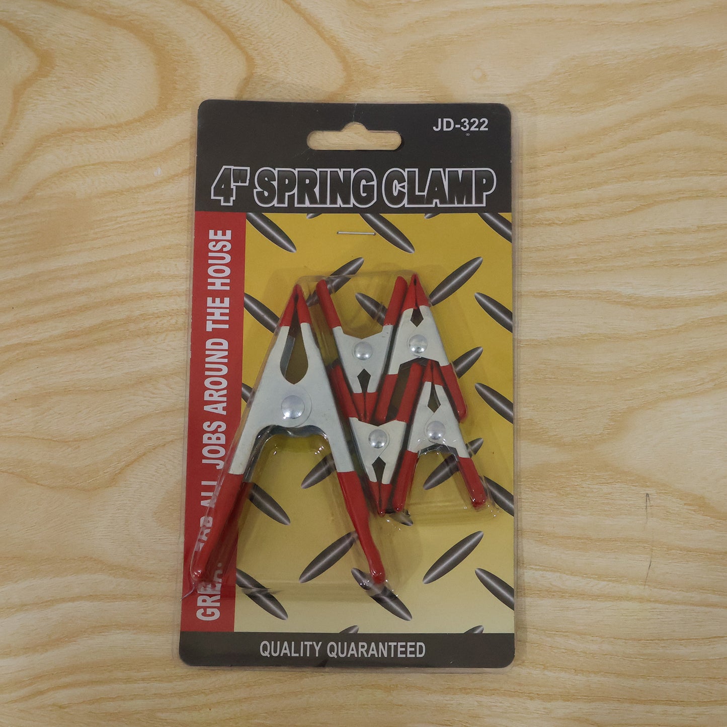 Metal spring clamps live package photo