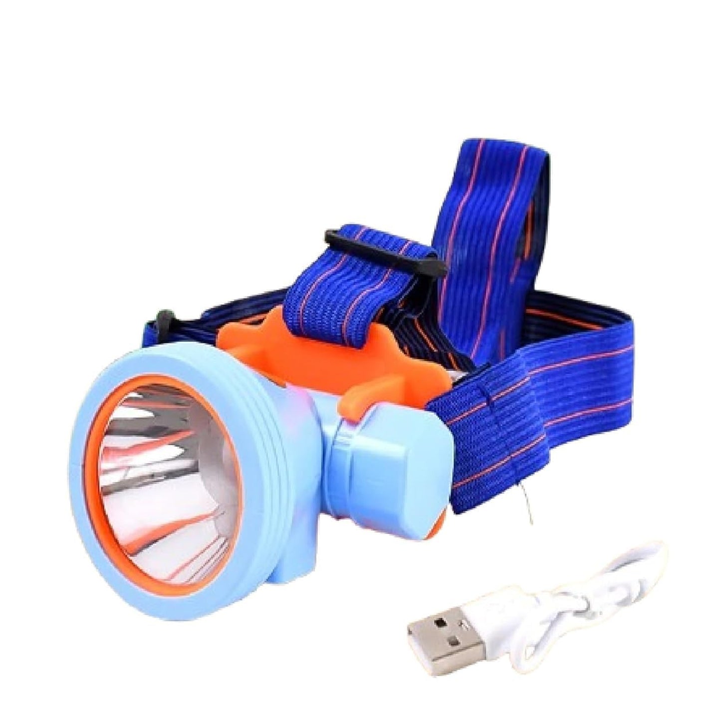 Mini Rechargeable Power Headlamp With Plastic Case (1 Pc)