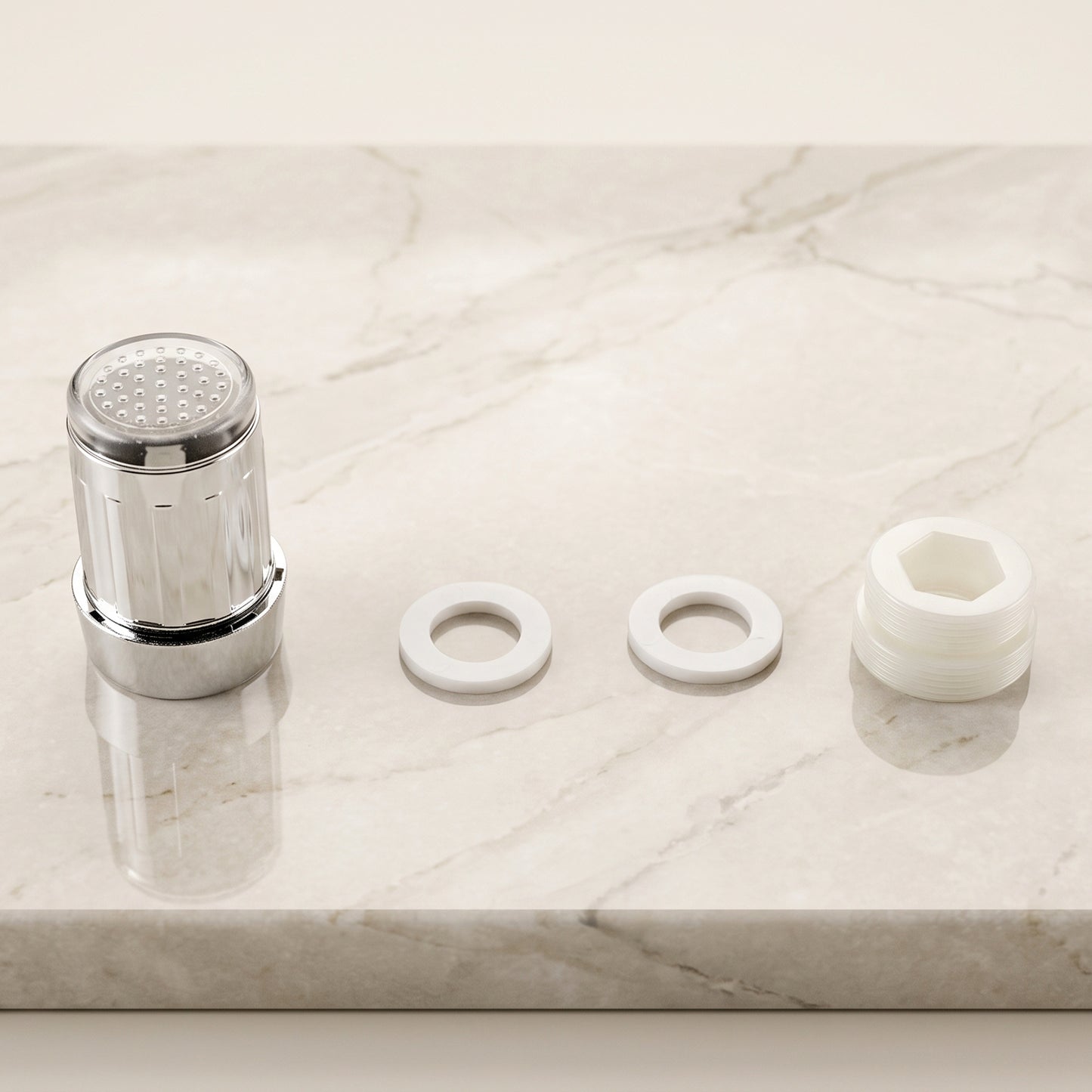 Dual Flow Faucet Tap Adapter with Splash Filter Aerator for Kitchen Sink (1 Pc) - image 4
