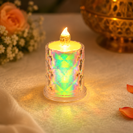 LED Tealight Candles – Flameless Warm Glow for Diwali & Decor | Indo Glow