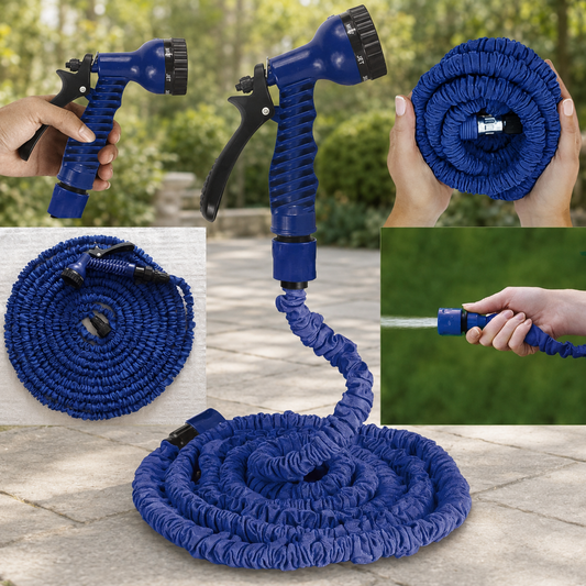 Expandable Garden Hose – 4m with Spray Gun | Indo Glow