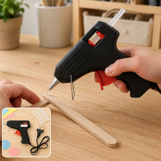 20W Hot Melt Glue Gun – Fast Heating & Anti-Drip Precision