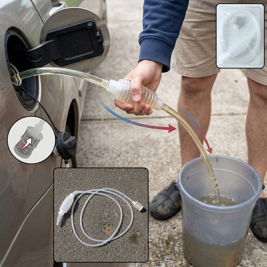 multipurpose manual liquid transfer pump with flexible pipe 2 meter