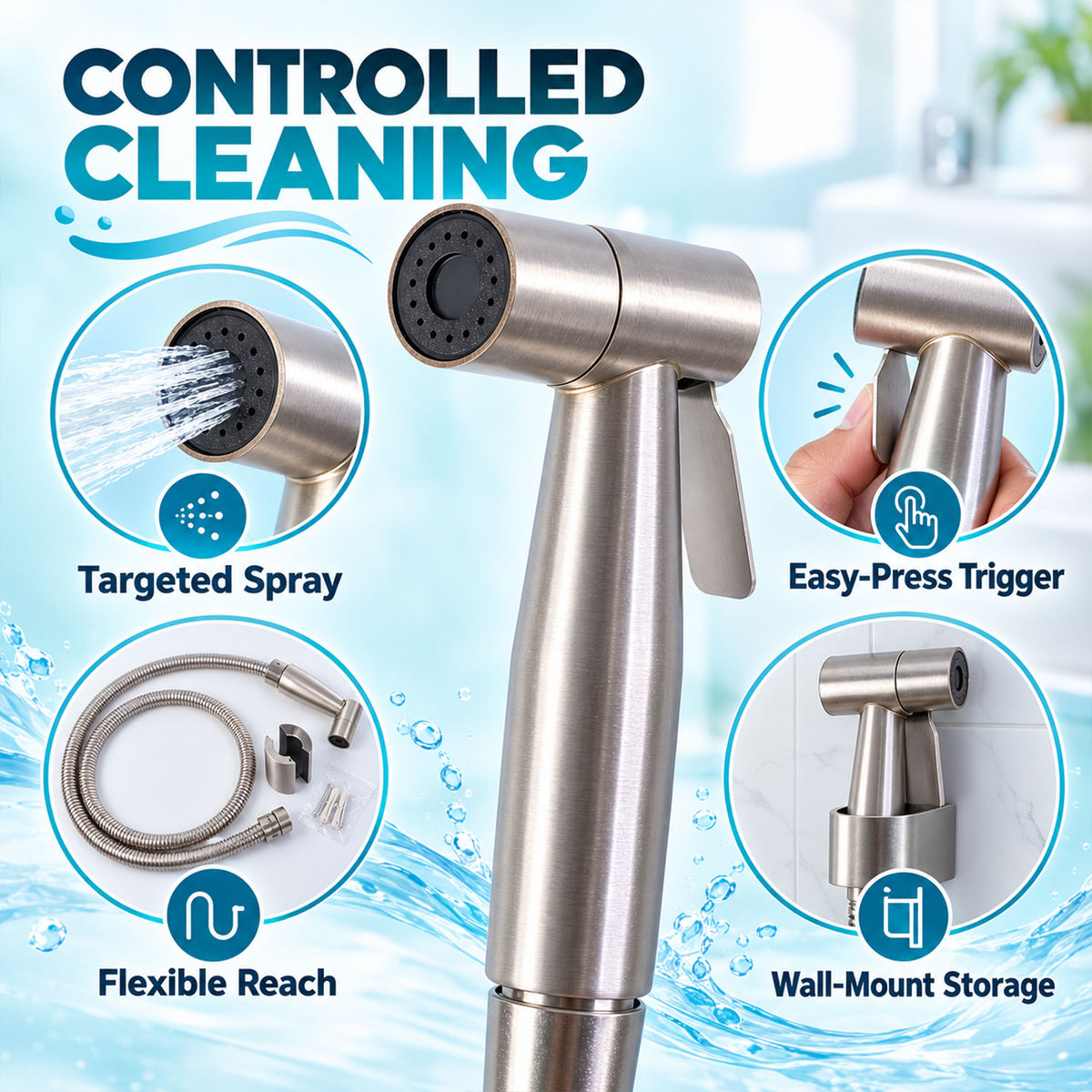 Toilet Jet Spray with Hose
