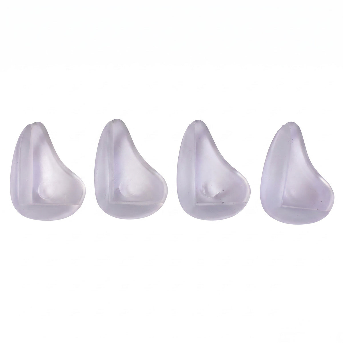 Table corner protectors on white background