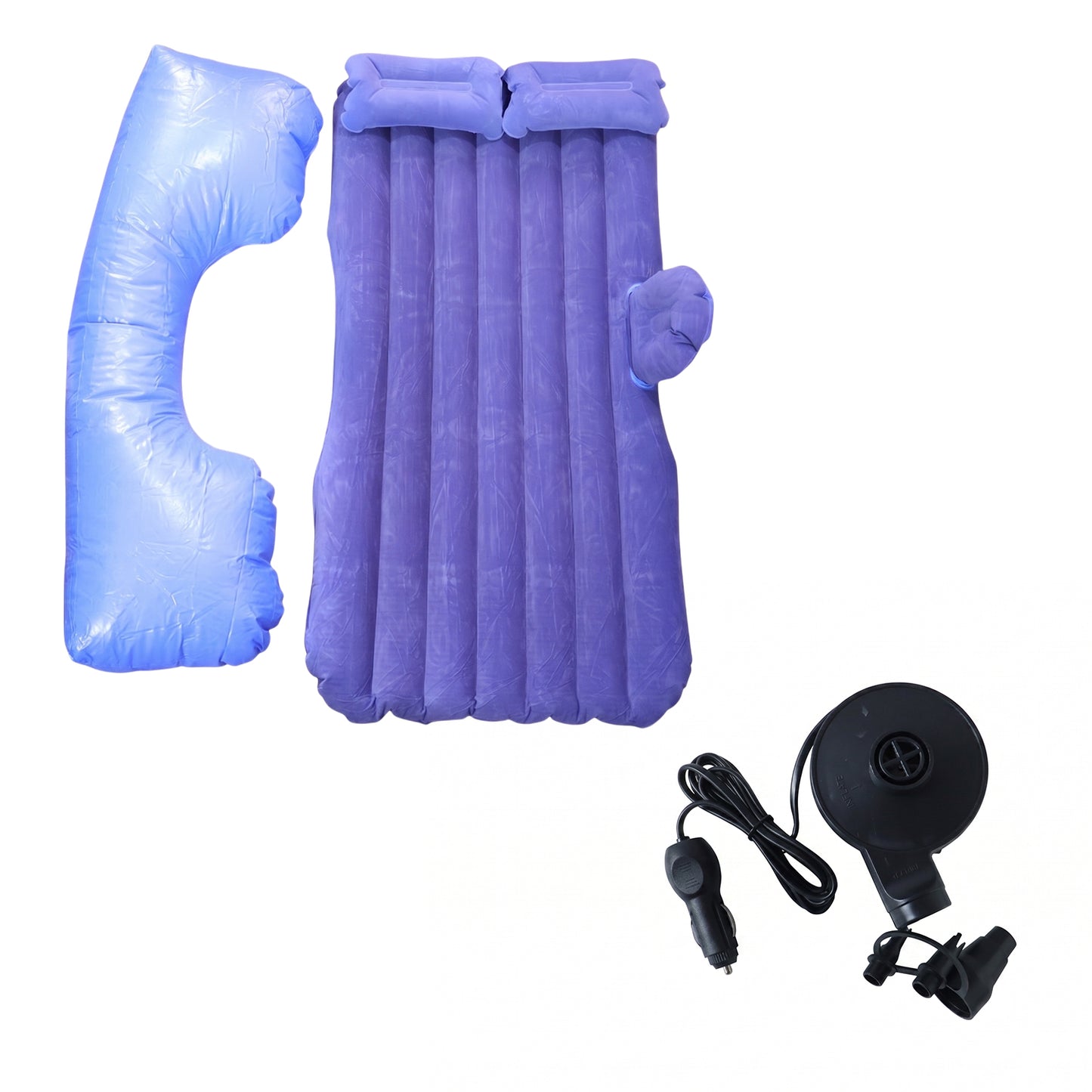 Air pump with car cable and valve adapters accessories