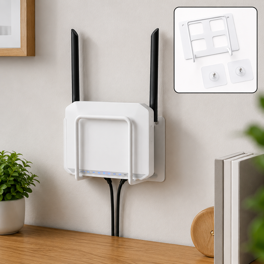 WiFi Router Wall Mount Bracket – Space-Saving & Easy to Install