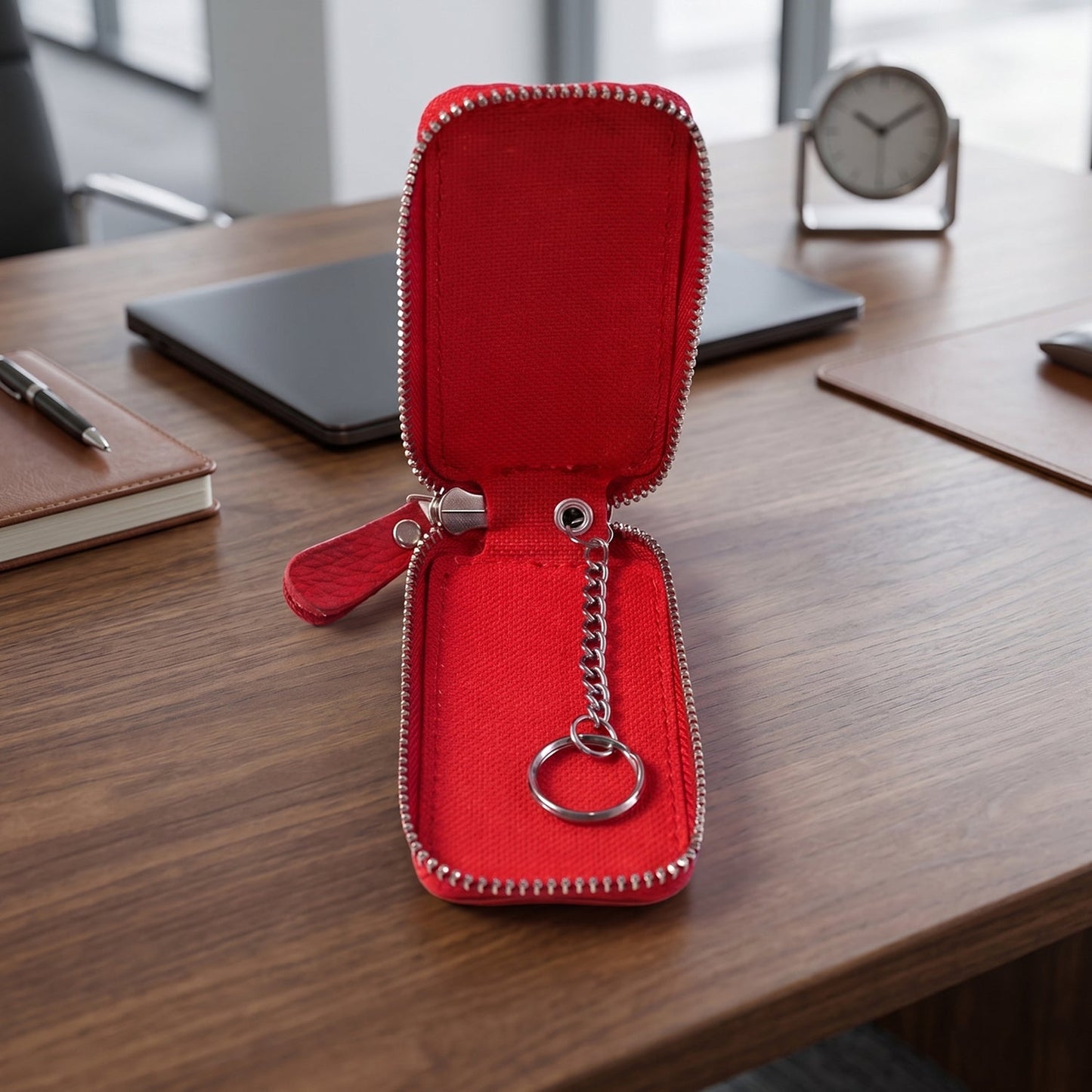 16127 leather car key holder no sku