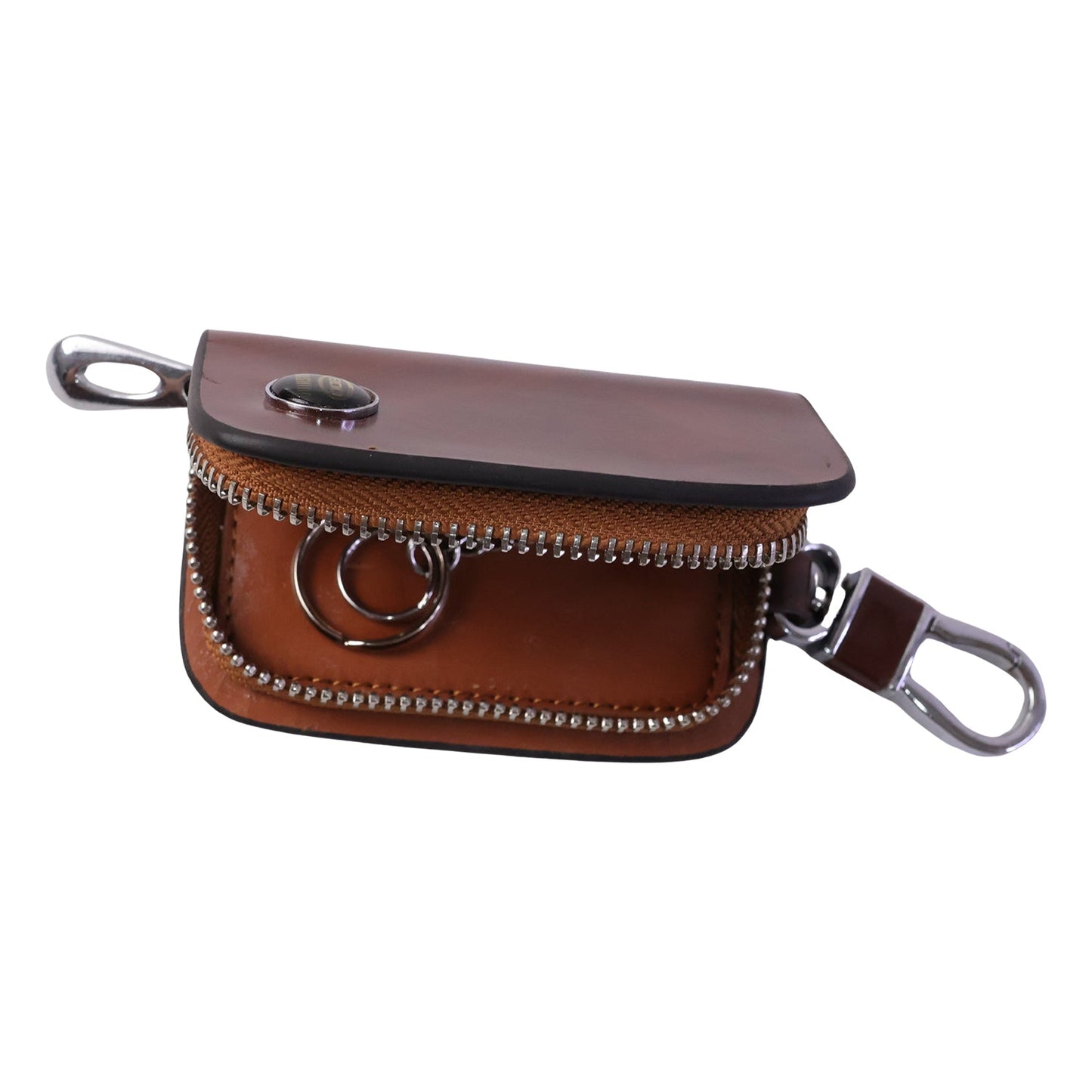 16129 leather remote key case white background