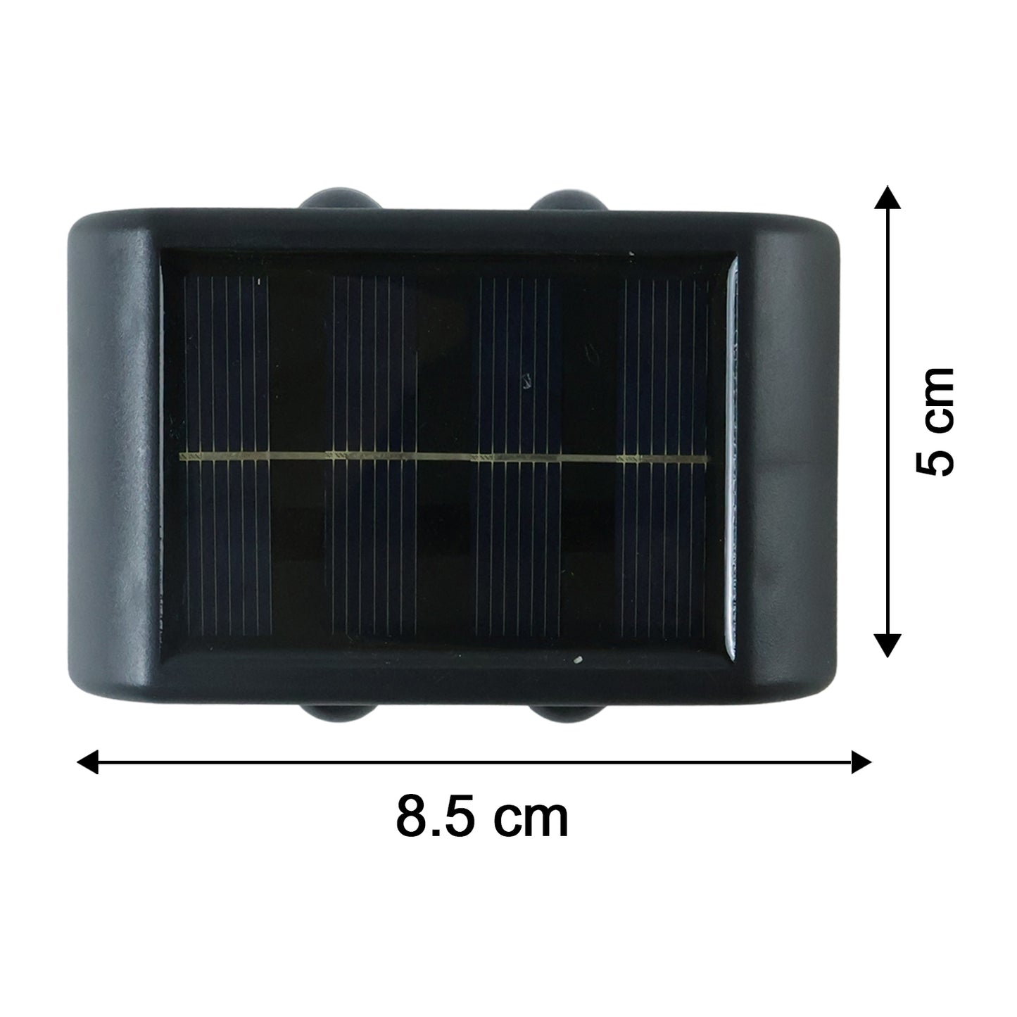 Solar wall fence light product dimensions