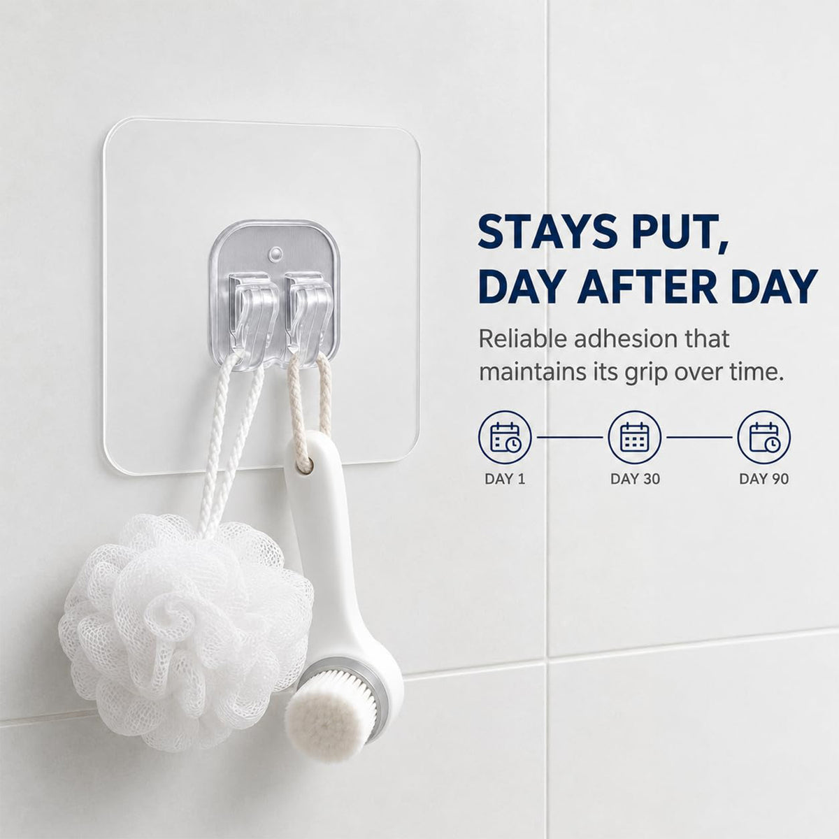 Self adhesive transparent wall hook image 7