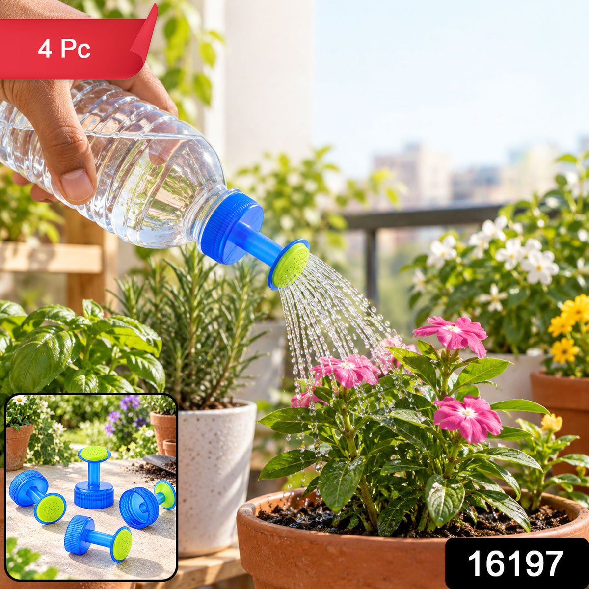 Four sprinkler caps with product code 16197