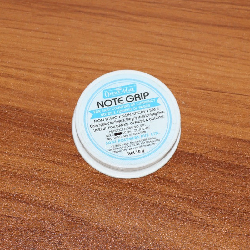 OfficeMate Note Grip 10g – Non-Sticky Gel for Easy Currency Counting & Page Turning