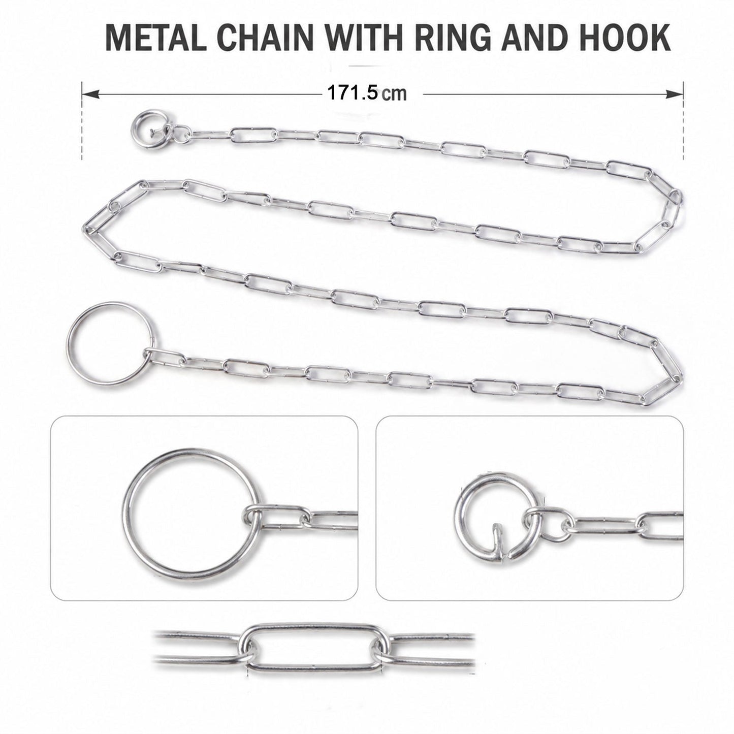 Dog chain leash size 67 inch