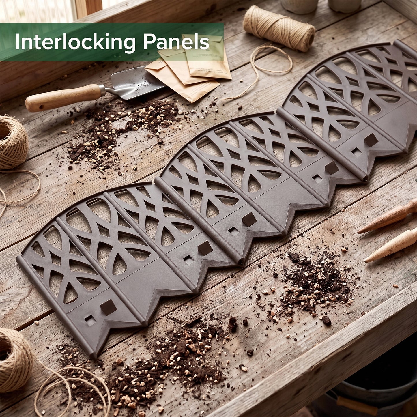 Plastic decorative garden fence border product image 3