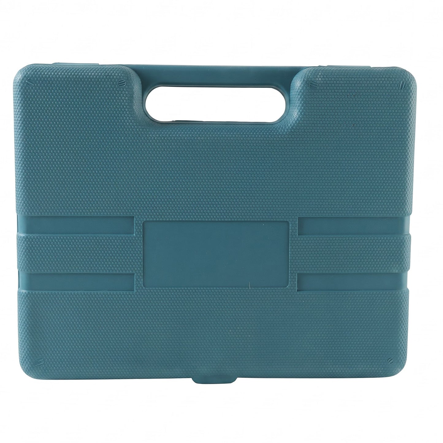 Hand tool kit carrying case on white background