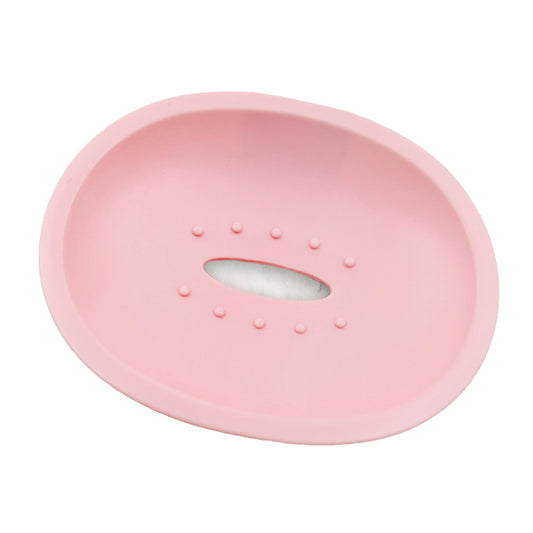 दीवार पर लगाने योग्य 1 परत वाला साबुन होल्डर हुक के साथ स्वयं चिपकने वाला प्लास्टिक साबुन होल्डर बाथरूम किचन सिंक और वॉश बेसिन के लिए हुक के साथ (1 पीस)