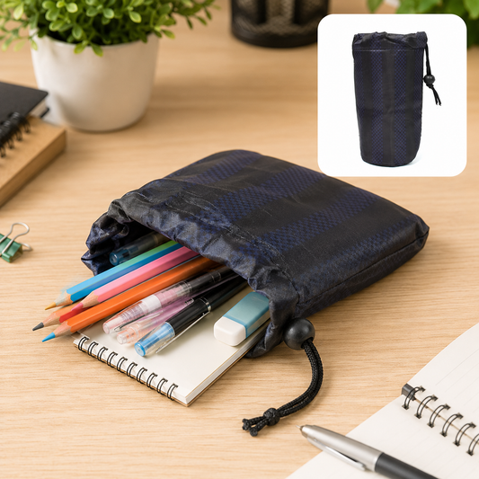 Rope Pencil Pouch – Washable Multipurpose Organizer | JourneyMate