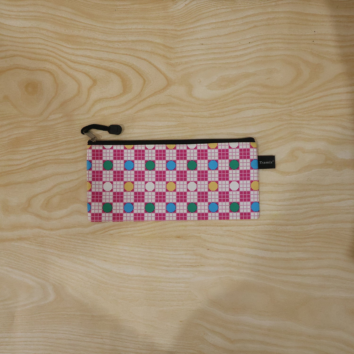 Practical and lightweight pencil pouch with secure zip closure for students