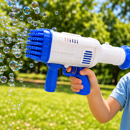 32-hole bubble gun showcase