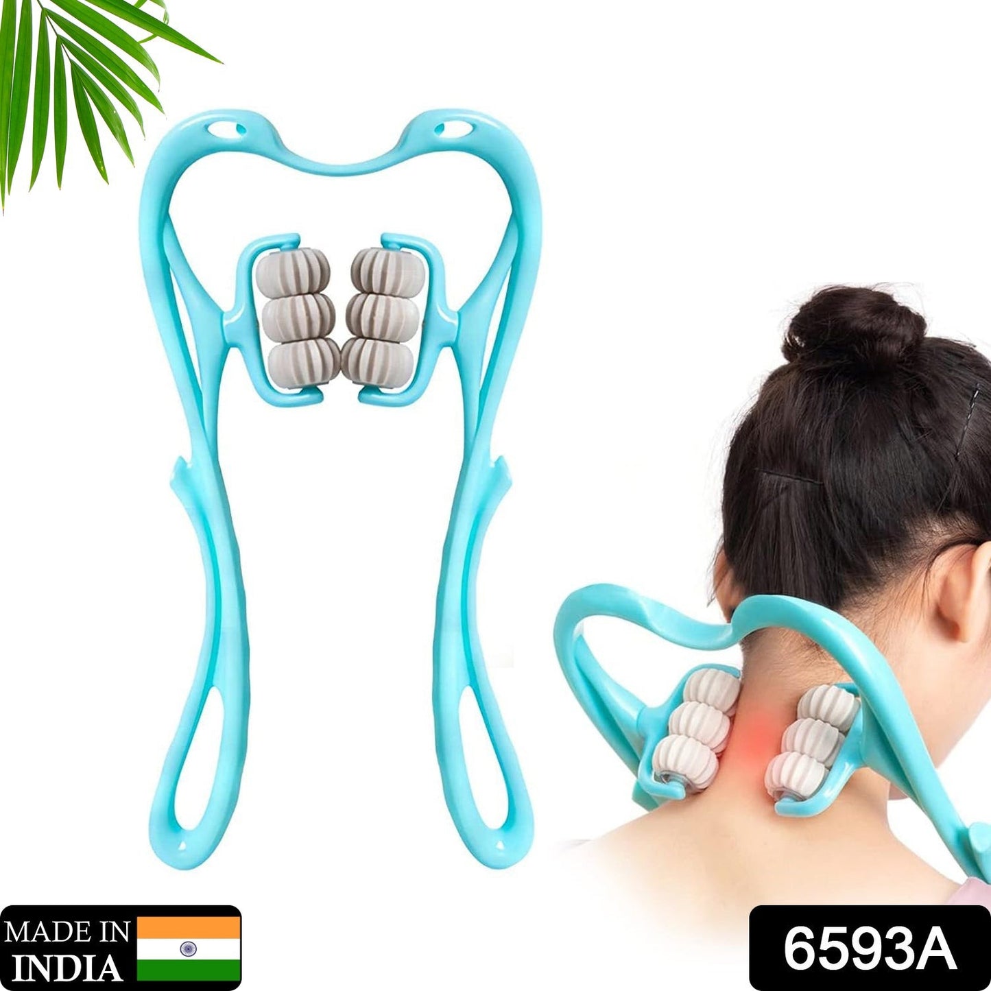 Neck & Shoulder Massager: Portable Relief for Back, Waist & More (1 Pc)