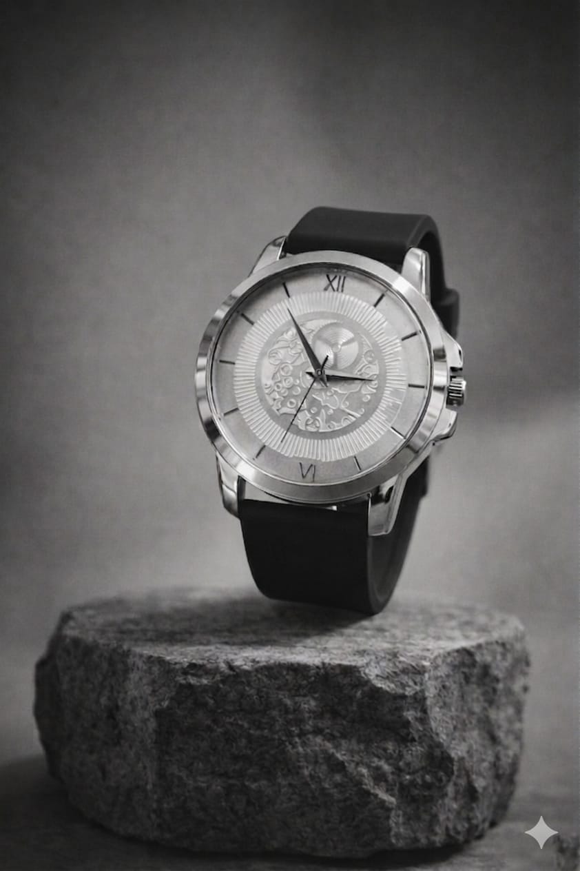 Luxury Analog Wrist Watch – Classic Roman Dial & Elegant Strap