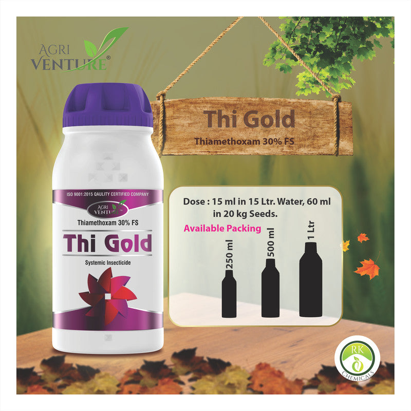 AgriVenture THI GOLD ( Thiamethoxam 30 % FS ) Broad Spectrum Insecticide Helps In Integrated Pest Management