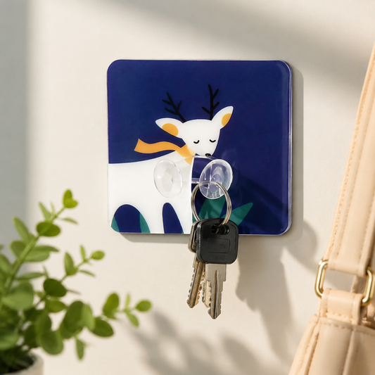 Self-Adhesive Wall Hook – Drill-Free, Waterproof & Reusable