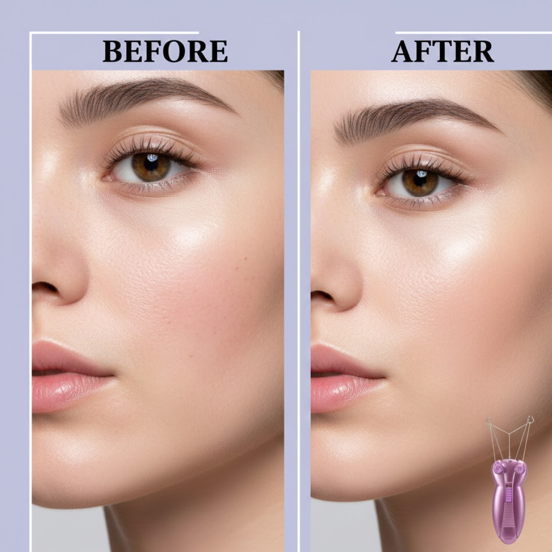 Electric Facial Hair Remover Machine (1 Set)