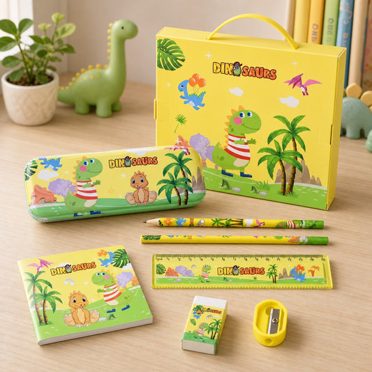 Dinosaur Kids Stationery Set – Complete Fun School Kit